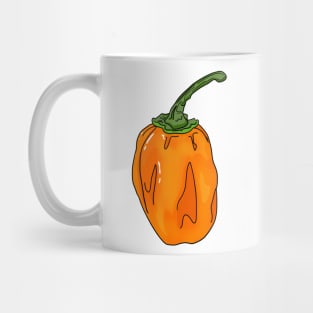 Habanero Orange Chili Pepper Mug